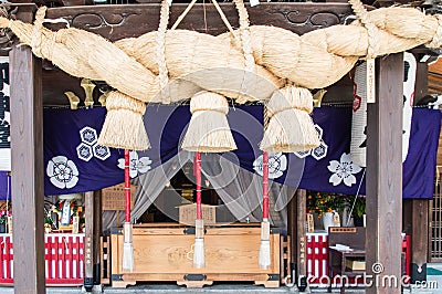 Kushida Shrine Editorial Stock Photo