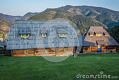 Kustendorf aka Drvengrad village in Serbia Editorial Stock Photo