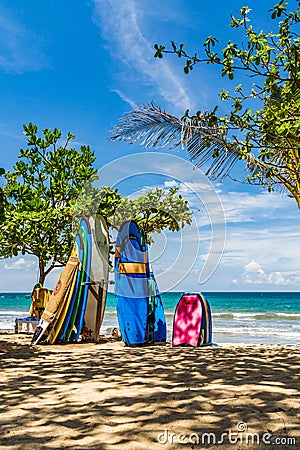 Kuta beach in Bali Editorial Stock Photo