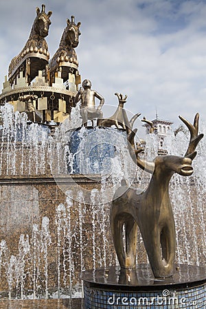 Kutaisi fountain Stock Photo