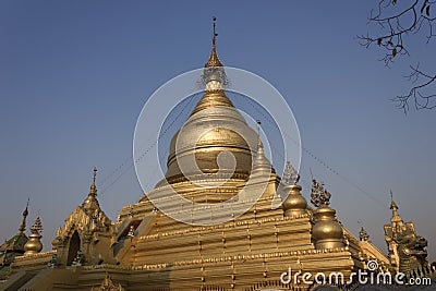 Kutho Daw Pagoga in Myanmar Stock Photo