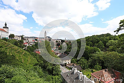 Kutna Hora - the town in the Central Czech Republic with fine architecture and interesting sights Stock Photo