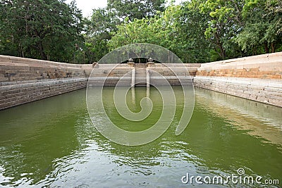 Kuttam Pokuna Twin Ponds/Pools,Sri Lanka Stock Photo