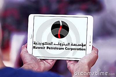 Kuwait petroleum corporation, KPC logo Editorial Stock Photo