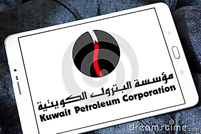 Kuwait petroleum corporation, KPC logo Editorial Stock Photo