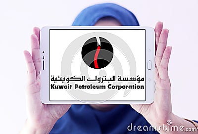 Kuwait petroleum corporation, KPC logo Editorial Stock Photo