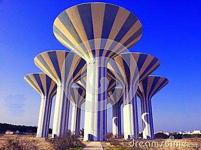 Water tanks Stock Photo