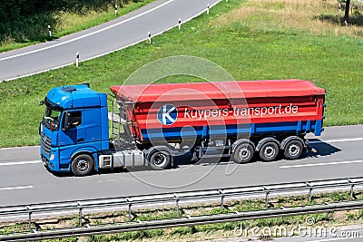 Kuypers Mercedes-Benz Actros Editorial Stock Photo