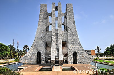 Kwame Nkrumah Memorial Park - Accra, Ghana Editorial Stock Photo