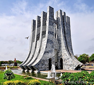 Kwame Nkrumah Memorial Park - Accra, Ghana Editorial Stock Photo