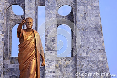 Kwame Nkrumah Memorial Park, Accra, Ghana Editorial Stock Photo