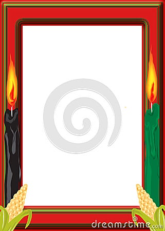 Kwanza border Stock Photo