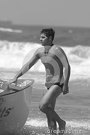 KwaZulu Natal lifeguard challenge Editorial Stock Photo