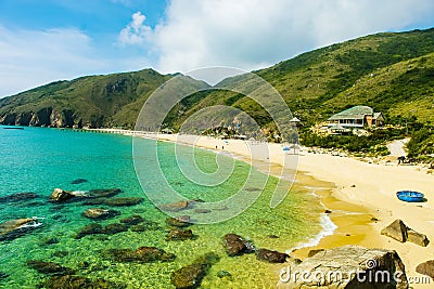 Ky Co beach in Quy Nhon, Vietnam. Stock Photo