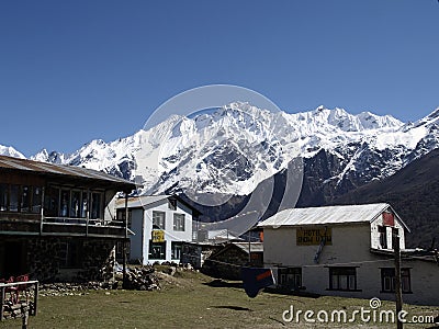 Kyanjin Gompa Editorial Stock Photo