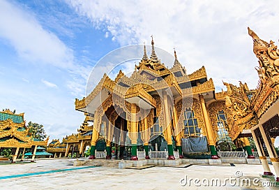 Kyauk Taw Gyi pagoda in Myanmar Stock Photo