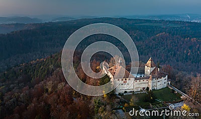 Kyburg castle located between Zurich and Winterthur Stock Photo
