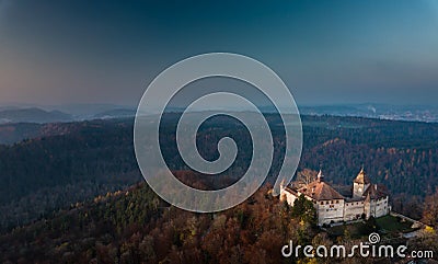 Kyburg castle located between Zurich and Winterthur Stock Photo