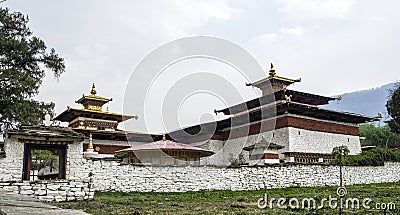 Kyichu Lhakhang is the oldest monastery temple in Paro, Bhutan Stock Photo