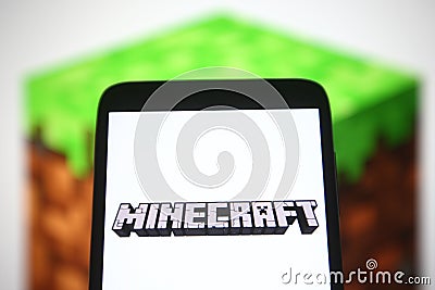 Minecraft logo Cartoon Illustration