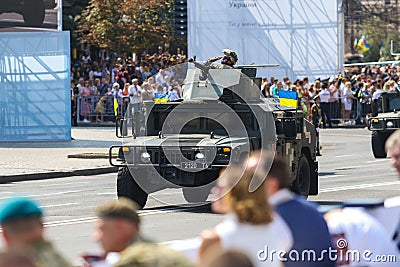 Ukrainian military technique Editorial Stock Photo