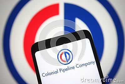 Colonial Pipeline logo Cartoon Illustration