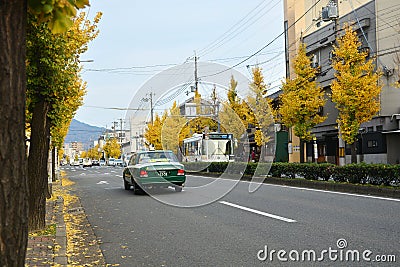 KYOTO JAPAN : December 5, 2016 - Kitano Tenmangu Editorial Stock Photo