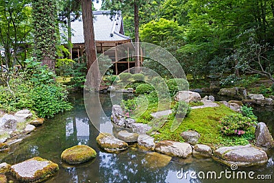 Sanzenin Temple in Ohara, Kyoto, Japan. Sanzenin Temple was founded in 804 Stock Photo