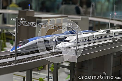 Kyoto railway museum Editorial Stock Photo