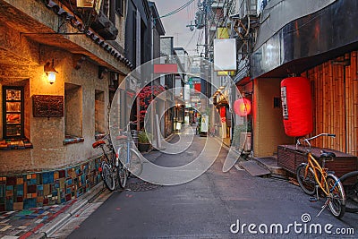 Kyoto street, Japan Editorial Stock Photo