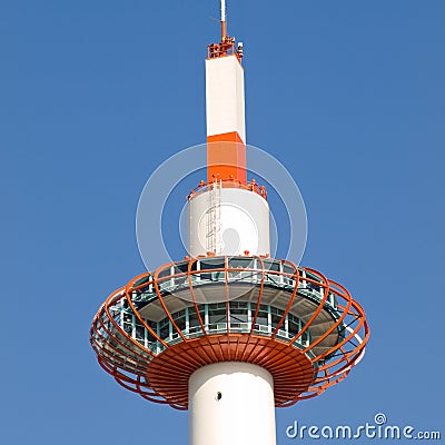 Kyoto tower Stock Photo