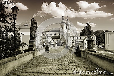 KÅ‚odzko is a town in south-western Poland, in the region of Lower Silesia Editorial Stock Photo