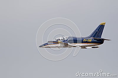 L-39 Albatros fly past Editorial Stock Photo