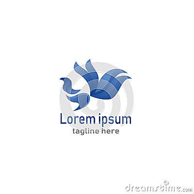 Abstract logos for birds or poultry. Stock Photo