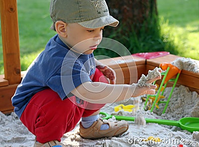 Image result for boy playing in sandbox