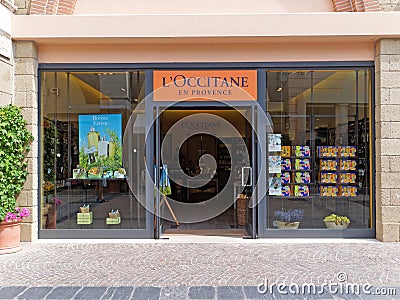 L`Occitane en Provence Store in Rome, Italy Editorial Stock Photo