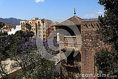 La Alcazaba, Histiric Building, Malaga, Spain Stock Photo