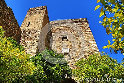 La Alcazaba, Histiric Building, Malaga, Spain Stock Photo