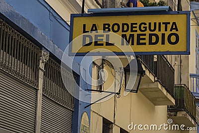 La bodeguita del medio, Habana Editorial Stock Photo