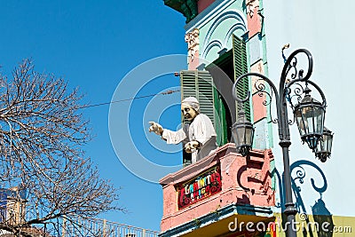 La Boca, colorful neighborhood, Buenos Aires Argentine Stock Photo