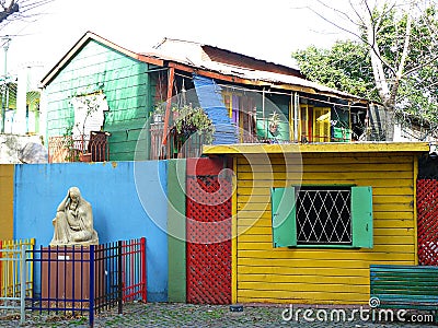 La Boca Street Stock Photo