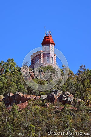 La Bufa meteorological observatory, city of zacatecas, mexico. II Editorial Stock Photo