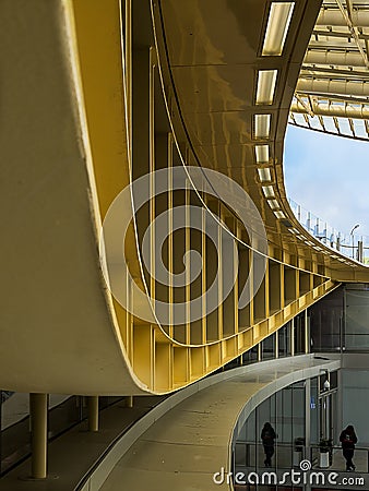 La CanopÃ©e - A new roof for the "Forum des Halles" in the heart of Paris Editorial Stock Photo