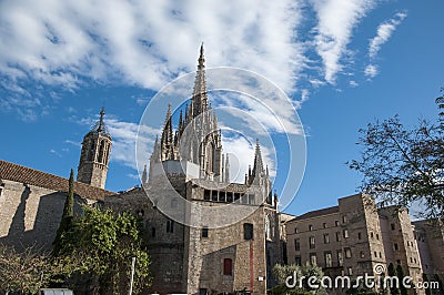 La Catedral del Mar in Barcelona Stock Photo