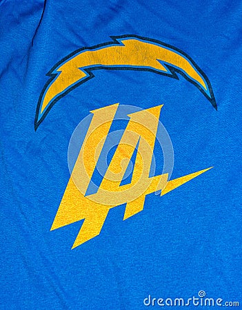 LA chargers Editorial Stock Photo