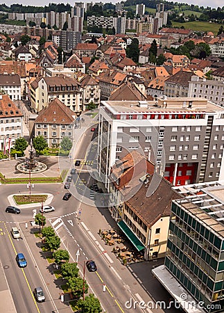 La Chaux de Fond, Switzerland Stock Photo