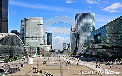 La Defense district, Paris Editorial Stock Photo