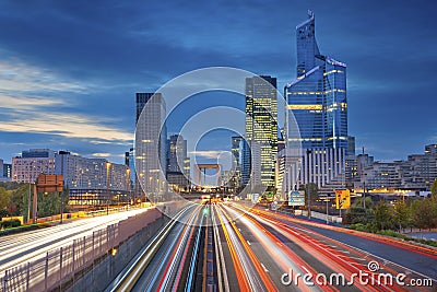 La Defense, Paris. Stock Photo