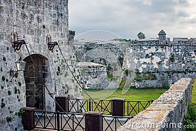 La Fortaleza de San Carlos de la cabana in Havana, Cuba Stock Photo