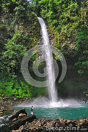 La Fortuna Waterfall, Costa Rica Stock Photo